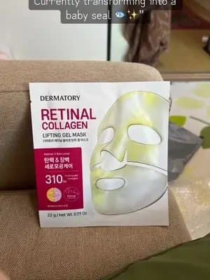 Retinal collagen gel mask 🥰 #skincareroutine #retinal #collagenmask #kbeauty #prpackage @YesStyle @epii Global @anua_global @APRILSKIN Yesstyle code NISHA00089