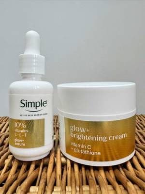 This is my current glow combo from Simple ✨ I’ve been reaching for the Glow Plus vitamin C serum in the mornings when my skin looks dull or tired. It feels gentle, lightweight, and gives my skin a fresh, healthy glow. I like pairing it with the Glow Plus brightening cream for extra hydration and to keep my skin looking radiant throughout the day. An easy morning routine when my skin needs a bit of life. @Simple Skincare @SimpleSkincareUK #ad #gifted #SimpleSquadUK #SimpleGlowPlus #glow_with_ania