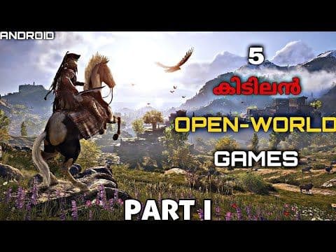 Top 5 open world games | offlline | online | android | jinsha tech and gaming | malayalam |