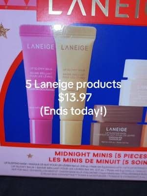 Laneige midnight minis holiday set. Prices vary depending on promotion end dates during Black Friday. #tiktokshopblackfriday #tiktokshopcybermonday #laneige #midnightminis #christmasgiftideas @laneige_us