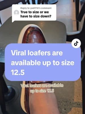 Replying to @yodi116 I wear a size 13 and bought the 12.5 for black and brown. #ttsacl #fyp #tiktokmademebuyit #viral #tiktokshop #shoes #fypage #tiktokshopsummersale #size #replytocomments #reel