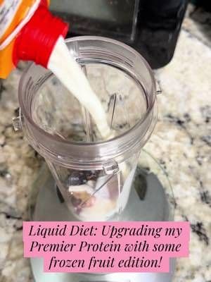 🥤 Liquid diet doesn’t have to mean boring! I’ve been blending my Premier Protein with frozen strawberries, blueberries, and banana for a smoothie that tastes like a treat while still helping me hit my protein goals during dental implant recovery. 💙 🛒 Permier Protein is linked in my TikTok Shop if you want to give it a try! #TikTokShop #PremierProtein #ProteinSmoothie #LiquidDiet #DentalImplantRecovery