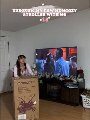 Besties you seriously don’t know how thankful i am to get this opportunity to work with @Momcozy Official I literally love their products and now i have a new stroller that i’ve been dying for!! 🥹🤍🤭✨ #unboxing #contentcreator #sahm #momcozy #PaidPartnership