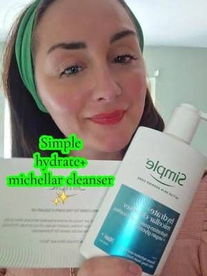 My new favourite cleanser!!I I have been trying the Simple Hydrate+ Micellar Facial Cleanser and I’m sold!!! Feels nice and light on the skin and removes daily dirt and makeup without that tight, stripped feeling. Skin feels clean, soft, and dewy right after using it. No strong scent, no irritation, just a simple, gentle cleanse that works really well for everyday use for this Rosachea girlie 💚 #SIMPLESQUADUK #SIMPLESQUADFAVES #AD @Simple UK