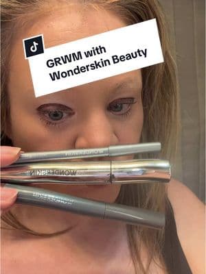 GRWM with @Wonderskin Beauty using their #eyeshadowstick in VIXEN, #mascara in black and newest add of #eyeliner in blac