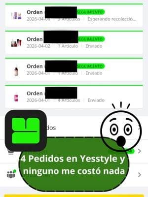 ¿En serio 0 €? Sí 🤩 Todos estos pedidos son colaboraciones que me llegaron a coste 0 en YesStyle 😱 Si quieres saber c