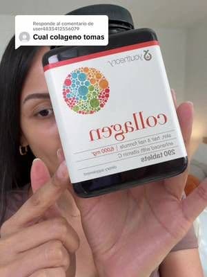 Respuesta a @user4835412556079 suplemento que estoy tomando desde hace como unos cinco meses más o menos y me ayuda muchísimo con mi cabello, mi piel y mis uñas 🩷 #creatorsearchinsights #collagen #youtheory #tiktokshopcreatorpicks #collagensupplement