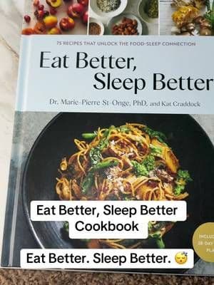 mprove your sleep one meal at a time with the Eat Better, Sleep Better Cookbook. Packed with nourishing recipes and practical tips, it’s designed to help you fuel your body, support restful sleep, and wake up feeling refreshed. #TikTokShop #Cookbook #HealthyRecipes #BetterSleep #Wellness