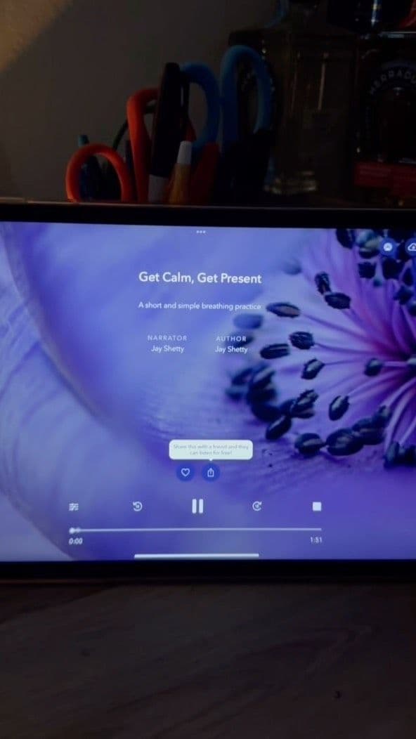 Finding peace among the chaos with the @calm 🤩 Don’t forget that you as a prime student are eligible for a FREE 6 month