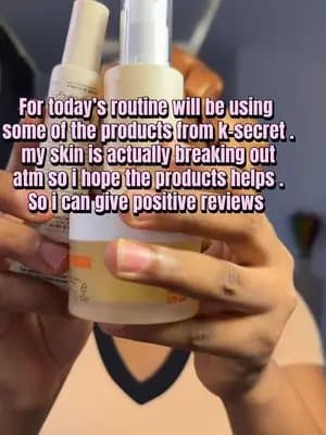 Miss me 😉?? Malaria has been dealing with me🥺.But i am back ☺️.So i incorporated my k-Secret products into my routine.Can’t wait to give genuine positive reviews ☺️☺️@KSECRET GLOBAL . #ugccreator #prpackage #koreanskincare #smallcontentcreator