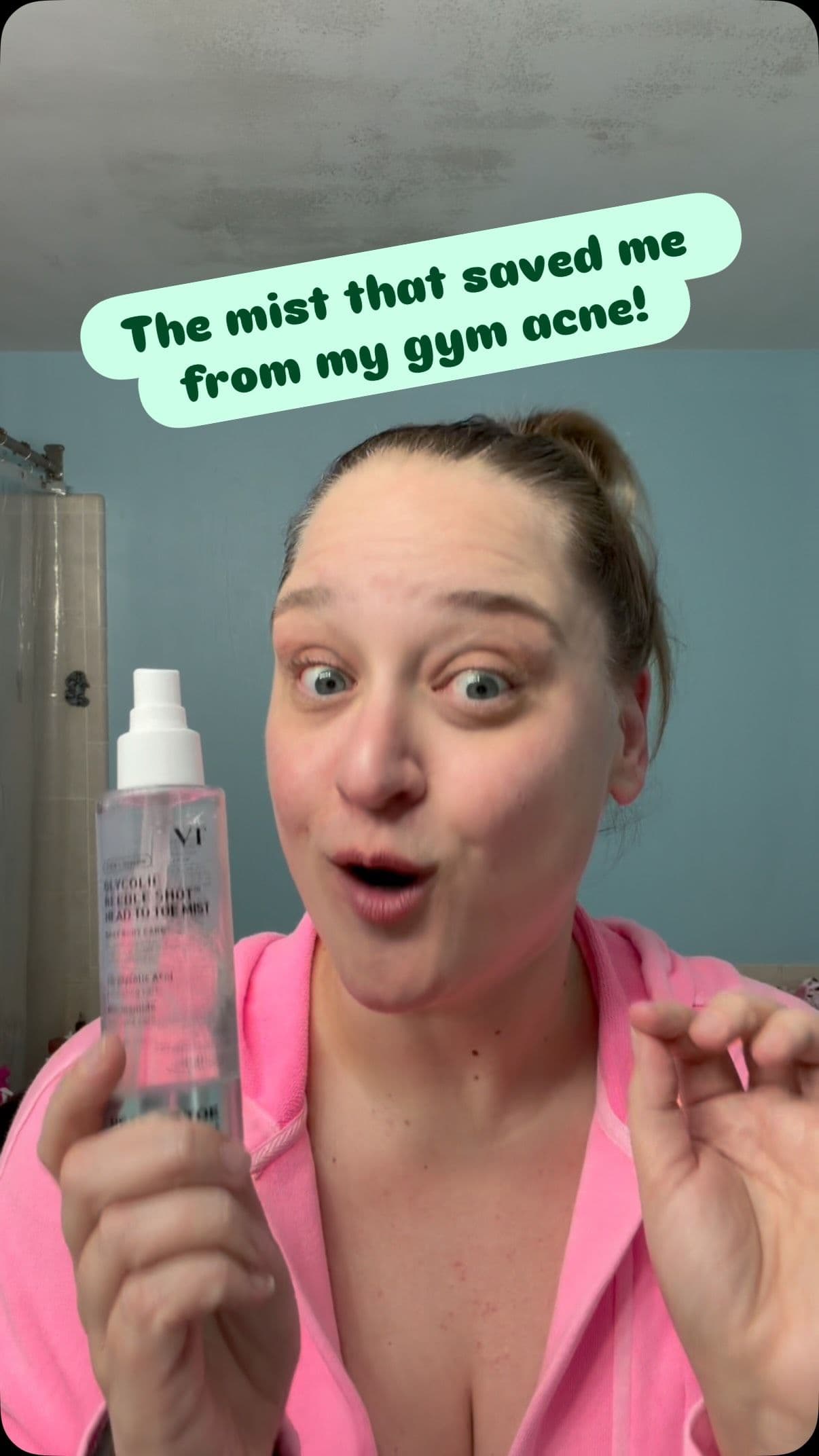 Smooth, glow, repeat โจ The @vtcosmetics_global Glycolic Head to Toe Reedle Mist gently exfoliates + renews skin from fac