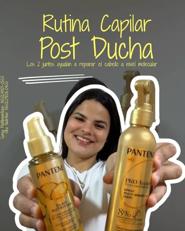 POV: eres mamá y necesitas una rutina capilar que no te quite media vida 😂🤍 Últimamente estos dos se han convertido en parte de mi rutina para cuidar mi cabello dañado ✨ Spray Multibeneficios + Óleo Nutritivo de Pantene 💛 Un poquito de haircare y seguimos con el corre corre de mamá. 😂 ¿Team Spray o Team Óleo? 👀✨ #PanteneMolecularFM #publicidad #haircare @pantenelatino @For_Me