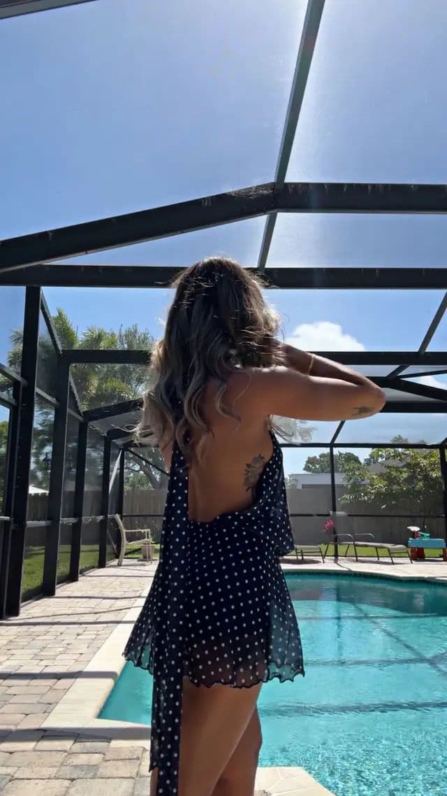 The ๐ is exactly what I need in this itty bitty teeny weeny polka dot (bikini) dress. #creatorsearchinsights #fashion #OOTD #vacay #vacation #sun #beachwearstyle #polkadots #LTK