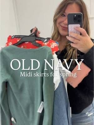 We love a good spring skirt!! #oldnavystyle #oldnavytryon #oldnavyhaul #midsizestyle #midsizetiktok #springoutfits #midsizespringoutfit #shopltk #ltkunder50 #alandlo #orlandoinfluencer