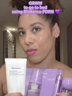 GRWM to go to bed PDRN Caviar Biodance Routine 💜🧜♀️👙 @Biodance Store US #antiaging #pdrn #biodance #finelinesandwrinkles #tiktokshopcreatorpicks