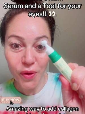 Don’t sleep on this amazing eye collagen that is clean, vegan, also three types of hyaluronic acid, and 5 peptide complex with a tip that can drain like a facial lymphatic mini tool when used properly!! @@AXIS-Y##depuffeyeserum##kbeauty##fyp##tiktokshop