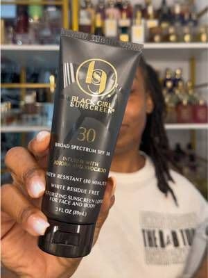 Black girl sunscreen SPF 30 @Black Girl Sunscreen #tiktokshopbacktoschool #blackgirlsunscreen #sunscreen #spf30 #nowhitecast