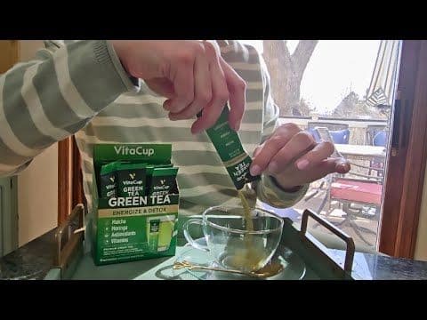 VitaCup Green Tea Instant Packets Review: Energize & Detox