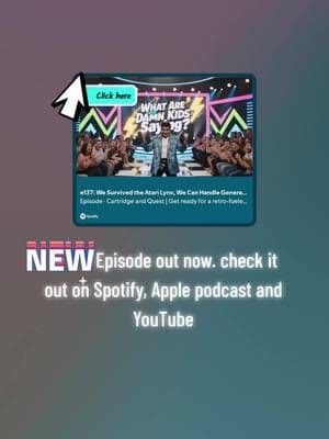 #Spotify promotion at https://CartridgeAndQuest.com! Keywords: Retro Rewind, Technology, World Wide Web, Atari Lynx, Atari Jaguar, Nintendo, Game Boy, Ocarina of Time, Half-Life, Parappa the Rapper, Dreamcast, Video Games, 90s Culture, NBA Brawl, Al in Music, Content Creation, Averagetrav, Foodie Mike C.#LIVEIncentiveProgram #LIVEFEST2025 #MakeLIVECount #PaidPartnership