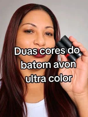 Duas cores do batom ultra color . . . #avon #batom #tiktokshop @Avon Brasil