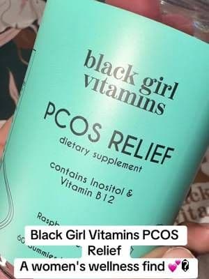 Black Girl Vitamins offers this 60-count PCOS-focused supplement as part of its women's wellness lineup. Always review the ingredients and check with your healthcare professional before adding a new supplement. 💗 #BlackGirlVitamins #WomensWellness #SupplementRoutine #WellnessFinds #TikTokShop