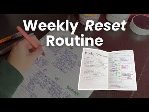 This Weekly Reset Saved Me From Burnout