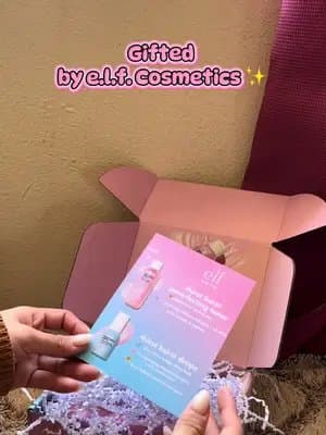 #elfskin #holyhydration #thirstburst #elfcosmetics #gifted First impression: lightweight hydration with the prettiest dewy glow β¨ @e.l.f. Cosmetics