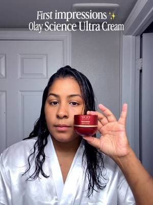 First impressions of the Olay Science Ultra Cream ✨🤍 Thank you @Olay for gifting me this product! I loved discovering its rich, luxurious texture and how hydrated and nourished my skin feels after applying it. 💧 Such a beautiful first experience with this moisturizer. ✨ #ad #OlayUGC @Olay Skin Care