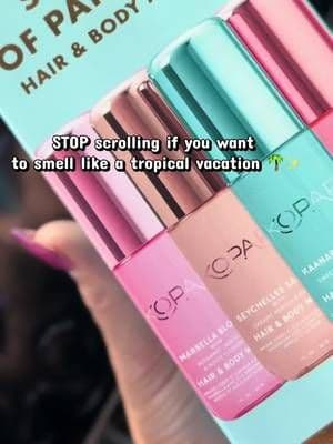 POV: you just found your new signature summer scent and now everyone keeps asking what you’re wearing 😍🌺 Kopari Scents of Paradise is THAT girl—fresh, beachy, and literally smells like you booked a one-way trip to paradise ✈️🥥 Light, juicy, and perfect for layering… I’m obsessed 🤍 Tell me which scent you’d pick 👇@Kopari Beauty #kopari #koparibeauty #sunmervibes #tiktokshopcreatorpicks #summervibes