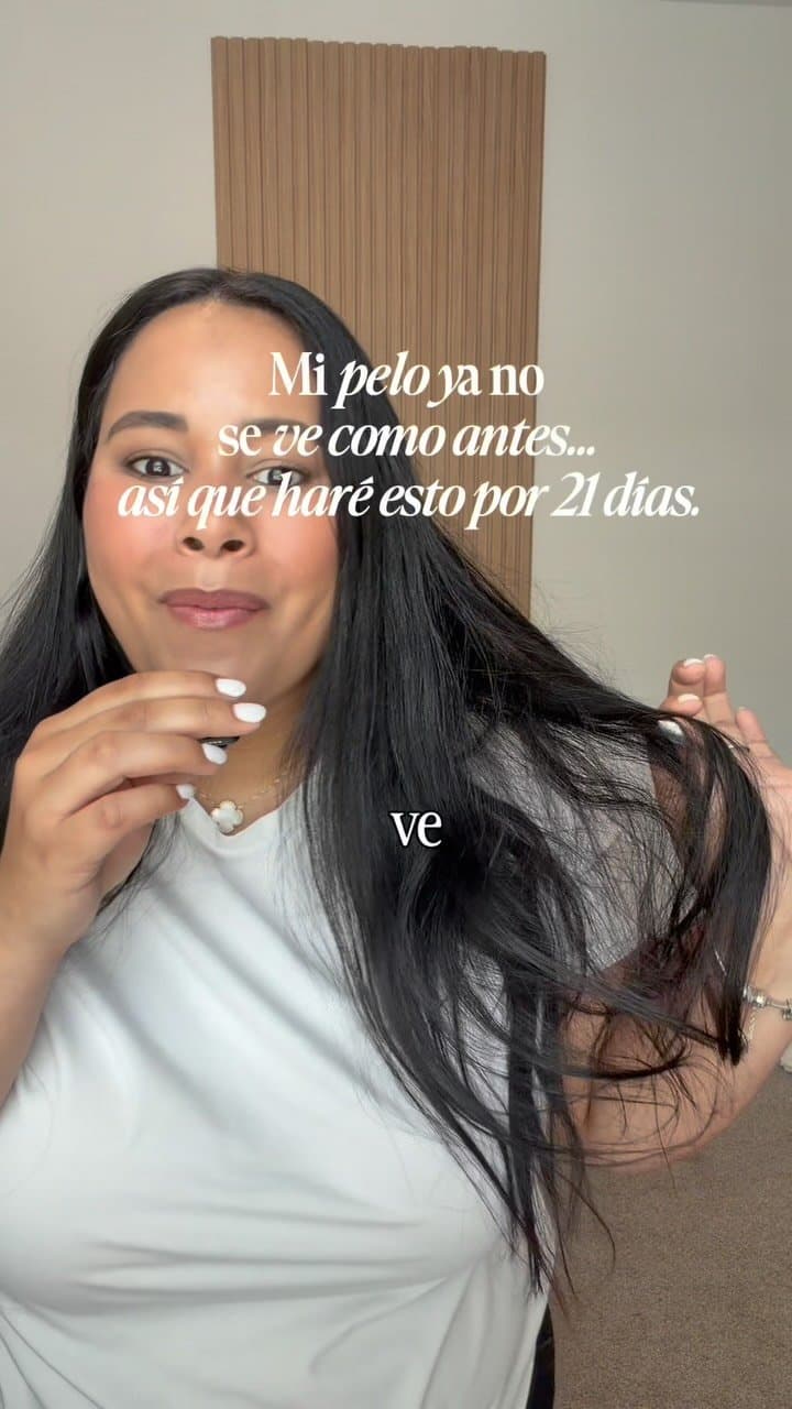 DÍA 0 de mi reto de 21 días 👀✨
Últimamente siento que mi cabello ya no tiene el mismo volumen de antes, así que decidí