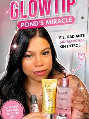 Piel luminosa. Tono uniforme solo con Pond's GlowTip Bright Miracle @POND´s México @For_Me #PatronaDelGlow #ConPondsEIGlowLlegó #Publicidad #PondsVeranoFM