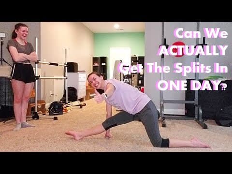 Can We ACTUALLY Get The Splits In ONE DAY?!