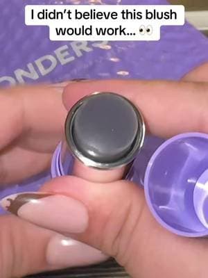 I honestly didn’t expect this to work… 👀 This @Wonderskin 💋 blush stick starts out completely black, but once it touches your skin it adapts to your tone and creates a really natural flush. I was also surprised by how easily it blends... it feels so buttery and smooth when you work it into the skin. It’s only just come back into stock and they currently have free shipping, so I’ve attached the link if you want to take a look. Have you ever tried colour-adapting makeup before? I’m curious how this would look on different skin tones 👇 #BlushStick #MakeupFinds #tiktokmademebuyit