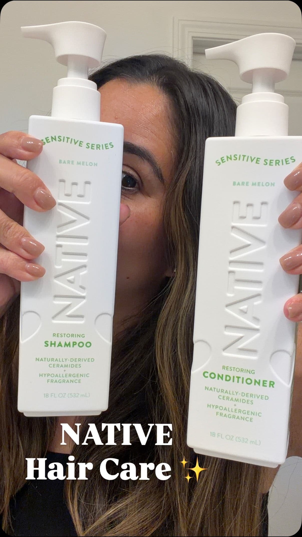 Gentle on sensitive scalp, cleanse well and leaves hair soft. Bare Melon scent is light, fresh, and refreshing. Great fo