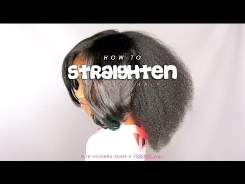 ESSENCE KIDS | A Blow Out & Flat Iron For Natural Kids