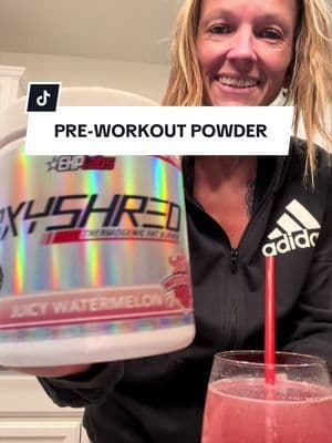 Check out this pre-workout powder! This tastes amazing and has zero dyes, colors, artificial flavors and no aspartame! #ad #OxyShred #EHPlabs #energy #metabolism