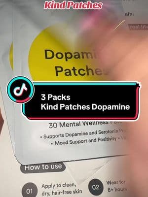 3 Packs Kind Patches Dopamine #KindPatches #Dopamine #tiktokshop #blackfridaydeals #Dopaminepatches