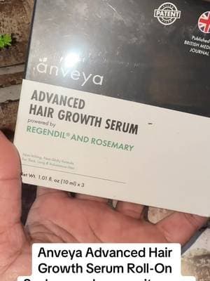 Anveya Advanced Hair Growth Serum Roll-On is designed for targeted scalp application and may help improve the appearance of fuller-looking hair over time. Results can vary. ✨ #Anveya #ScalpCare #HairSerum #HairCareRoutine #TikTokShop