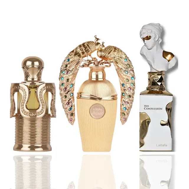 Why choose one signature scent when you can have three? ✨
Maitha: soft floral with a creamy vanilla twist.
Afeef: bright bergamot, peach & white florals.
Her Confession: warm cinnamon, jasmine & smoky florals.
A mini fragrance wardrobe in one stunning Lattafa set—perfect for gifting or upgrading your own shelf.
Tap to explore your new everyday, date‑night & special‑occasion scents in one box. #weeklydeals #payday #RushReady #tiktokshopsummersale #lattafa #fragrancelover #perfumecollection #giftideas #nichefragrance