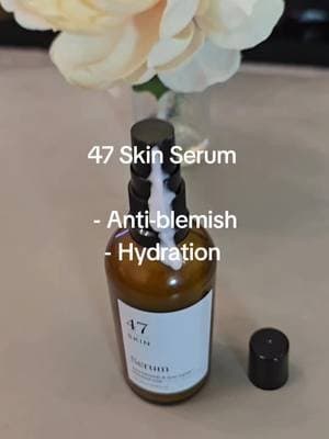 This is so silky on the skin. @47skin #47skin #acneserum #antiblemishserum #clearskin #tiktokmademebuyit