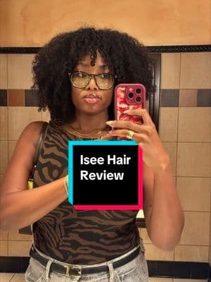 Honest @ISEEHAIR Hair half wig Review @Iseehairshop #iseehairshop #tiktokshopstockup #SoHoChi #iseehalfwig #curlyhair