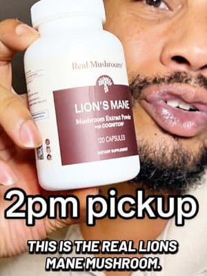 What I run to at two in the afternoon I call my bestie lol @real mushrooms #realmushrooms #lionsmanemushroom #tiktokshop #birthdayweekend