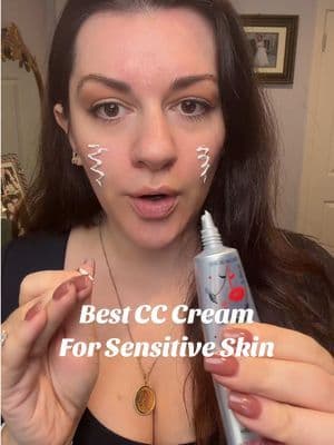 So in love with this CC Cream! Perfect for sensitive skin! @ErborianUSA #cccream #sensitiveskin #erborianusa #rosacea #tiktokmademebuyit