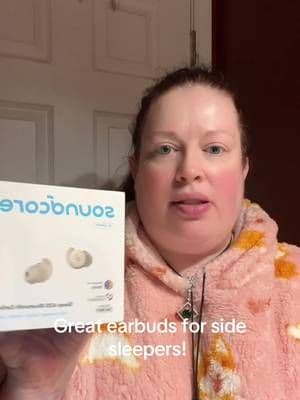 Soundcore Sleep A20 Boothtooth earbuds. Fall alseep faster listen to your favorite music and stay alseep longer. They are noise blocking with gentle material for comfort. Sleep monitoring with personal alarm clock. All costs stated in this video was the cost at the time of posting. Individual results may vary. #soundcore #soundcoreheadphones #sleepheadphones #headphones #earbuds #falldealsforyou #tiktokshopfind #tiktokshopping