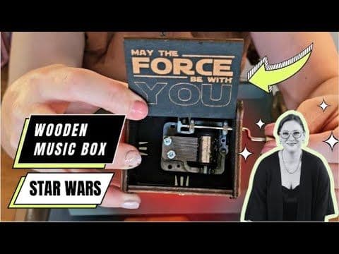 Star Wars Theme Mini Wooden Music Box Review