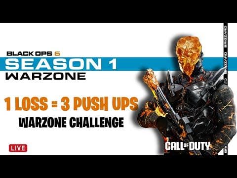 WARZONE CHALLENGE: 1 Loss = 3 Push-ups | This game needs a lot of FIXES