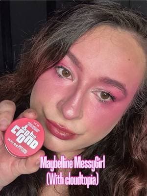 #ad @MaybellineUK Cloudtopia lip and cheek mousse is perfect to use anywhere! They come in so many different gorgeous shades and so easy to use! To add dimension I also used the lifter concealer! Used my fingers to blend and add some shimmer and you have the cutest messy girl makeup look! #maybellinemessygirl #lorealistar #maybelline