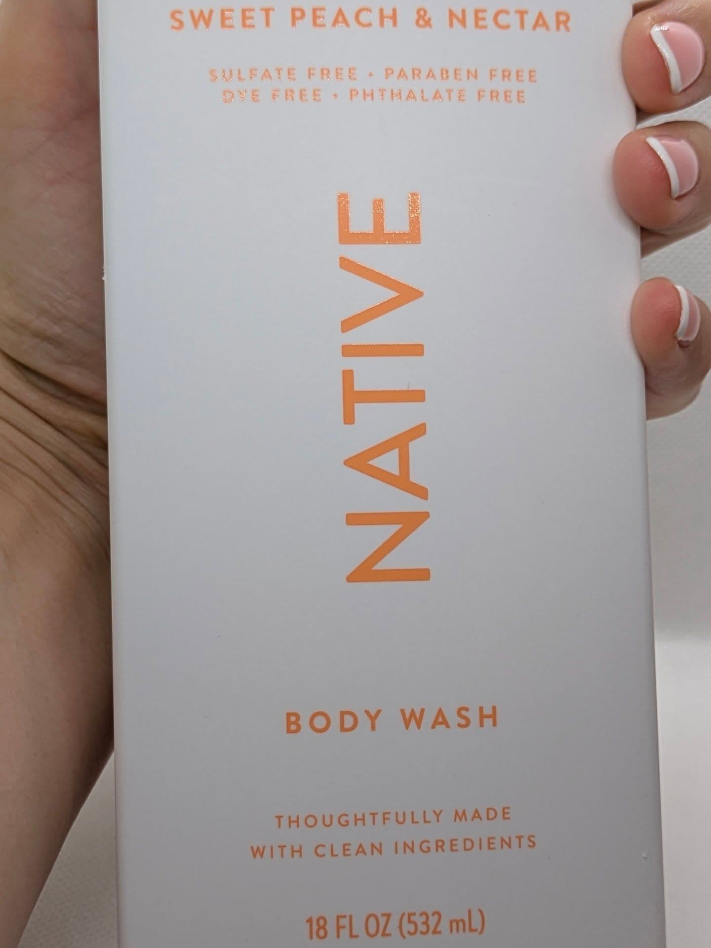 ✨Gifted✨ @influenster @native
I received this Native Sweet Peach & Nectar Body Wash as a gift from an influencer app ❤️