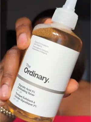💧 GLASS SKIN on a budget? Yes please! This Glycolic Acid 7% toner from @The Ordinary my new skincare bestie 🫶🏽 ✨ Clears dark spots ✨ Brightens underarms & bikini line ✨ Smooths texture ✨ Exfoliate ✨ Affordable & beginner-friendly! I’ve been using this just 2–3x weekly and my skin is glowinggg 🧖🏽♀️ Save this if you’re on your skincare journey 💕 ⠀ #TheOrdinary #GlycolicAcid #AffordableSkincare #SkincareTips #HyperpigmentationTreatment #UnderarmRoutine #TikTokMadeMeBuyIt #ClearSkinGoals #GlowUpJourney #BeautyOnABudget