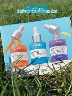 This @Gopure Trio Serum Set works wonders for those with dry and multi skin !!!! Recommended for men as well!!! #creatorsearchinsights #gopure #gopurebeauty #gopureskincare #tiktokshop #serum #skincare #skinserum #fyp #viraltiktok #skincaretips
